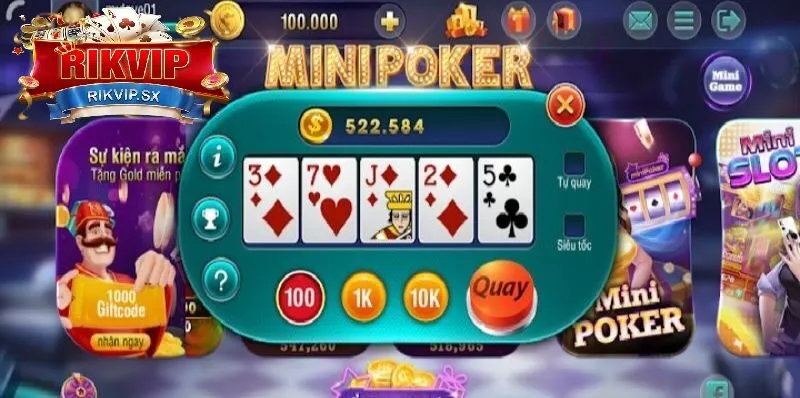 gioi thieu ve mini poker Giới thiệu về Mini Poker